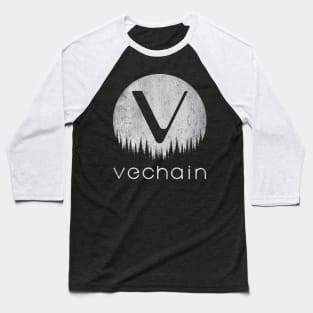 Vintage Vechain VET Coin To The Moon Crypto Token Cryptocurrency Wallet Birthday Gift For Men Women Kids Baseball T-Shirt